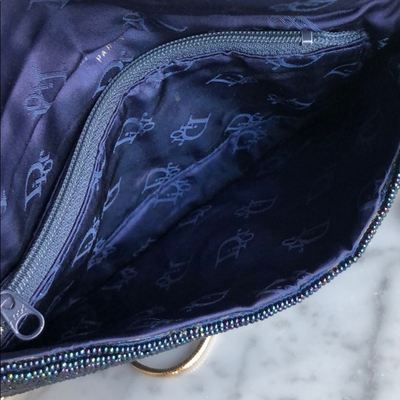 ‼️SOLD‼️Vintage Christian Dior Beaded Shoulder Bag - Picture 8 of 12